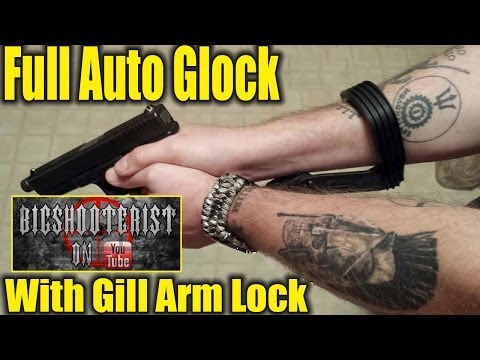 Full-Auto Glock Pistol with K Rounds Holster