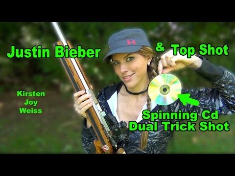 Kirsten Joy Weiss – Spinning CD Trick Shot