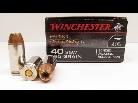 Ammo Test – Winchester PDX1 40 S&W