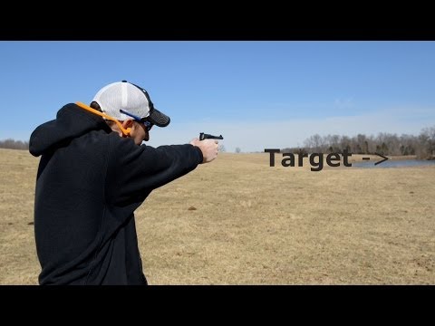 Colt Woodsman 22LR Pistol 500 Yard Shot