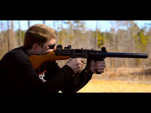 Suppressed UZI and Double Barreled 10 Gauge Shotgun