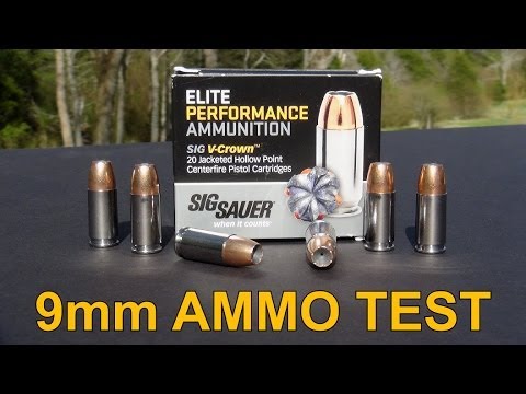 Sig Sauer V-Crown 9mm Ammo Review