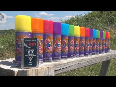 22LR vs Silly String