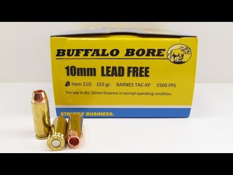 Ammo Test – Buffalo Bore 10mm Lead Free Ammo