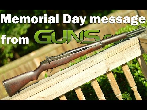 Memorial Day Message with M1 Garand Rifle