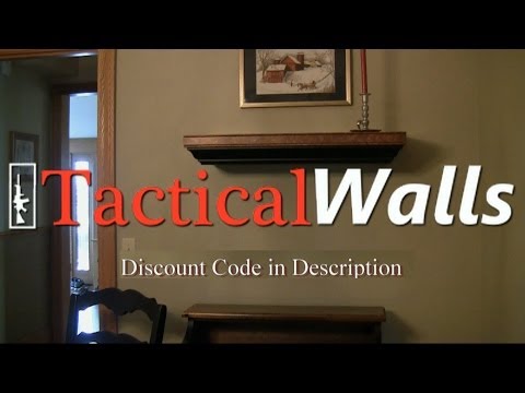 Tactical Walls Gun Storage Shelf