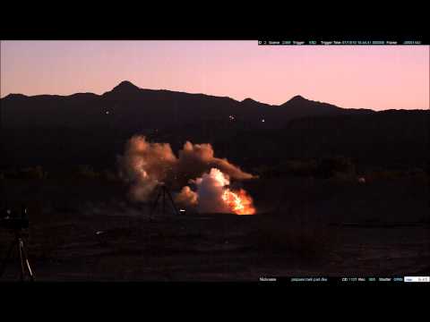 M134D Minigun vs Propane Tank