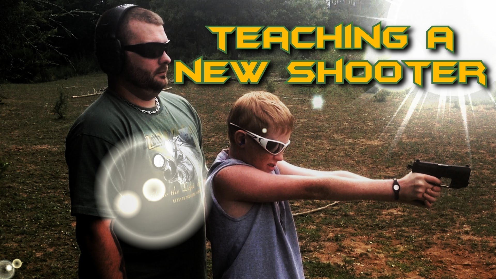 Teaching Someone To Shoot A Pistol