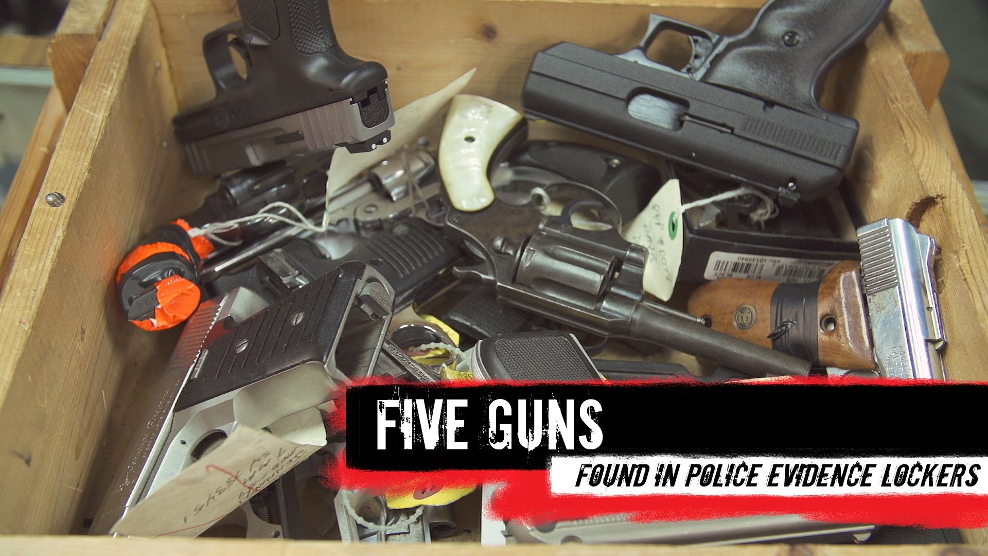 Top Five Guns Found in Police Evidence Lockers