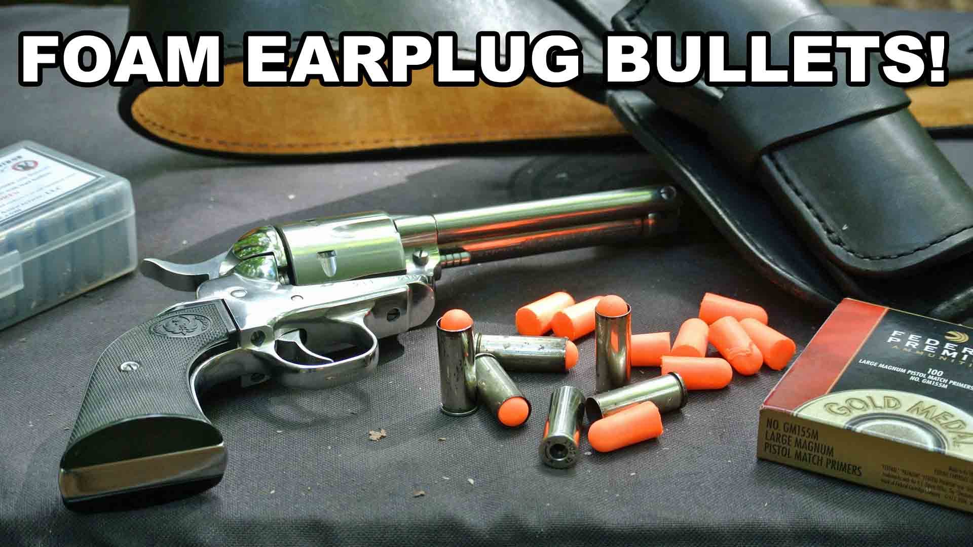 Foam Earplug Bullets