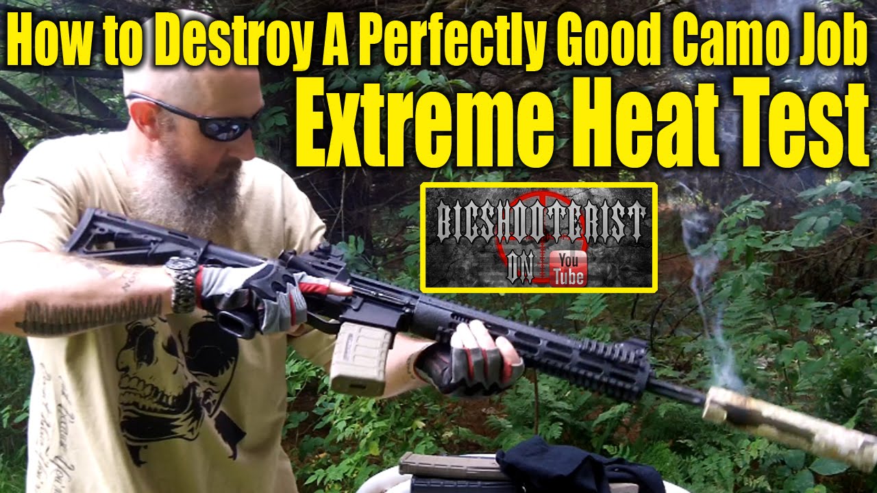 Hydrographic Gun Finishes – Extreme Heat Test