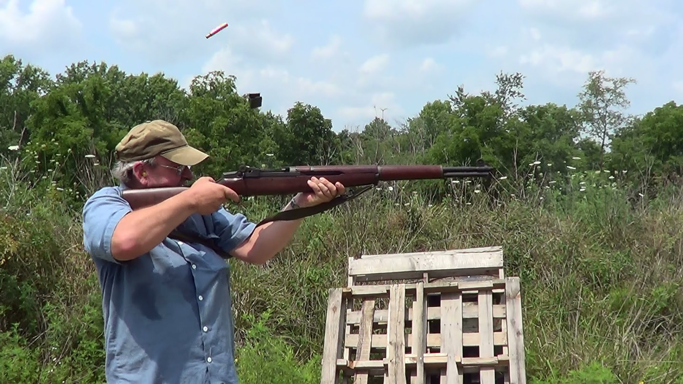 M1 Garand vs Steel Plate