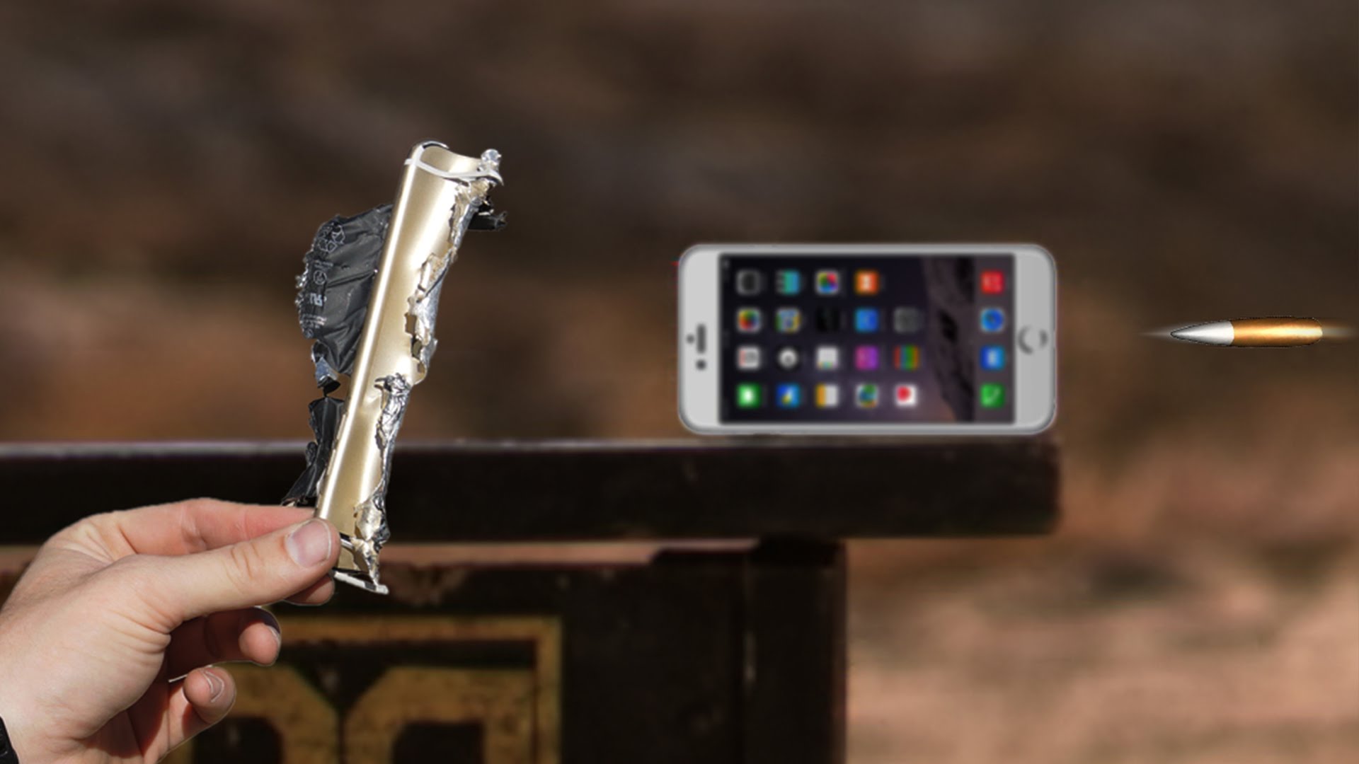 Barrett M82A1 50 BMG vs iPhone 6