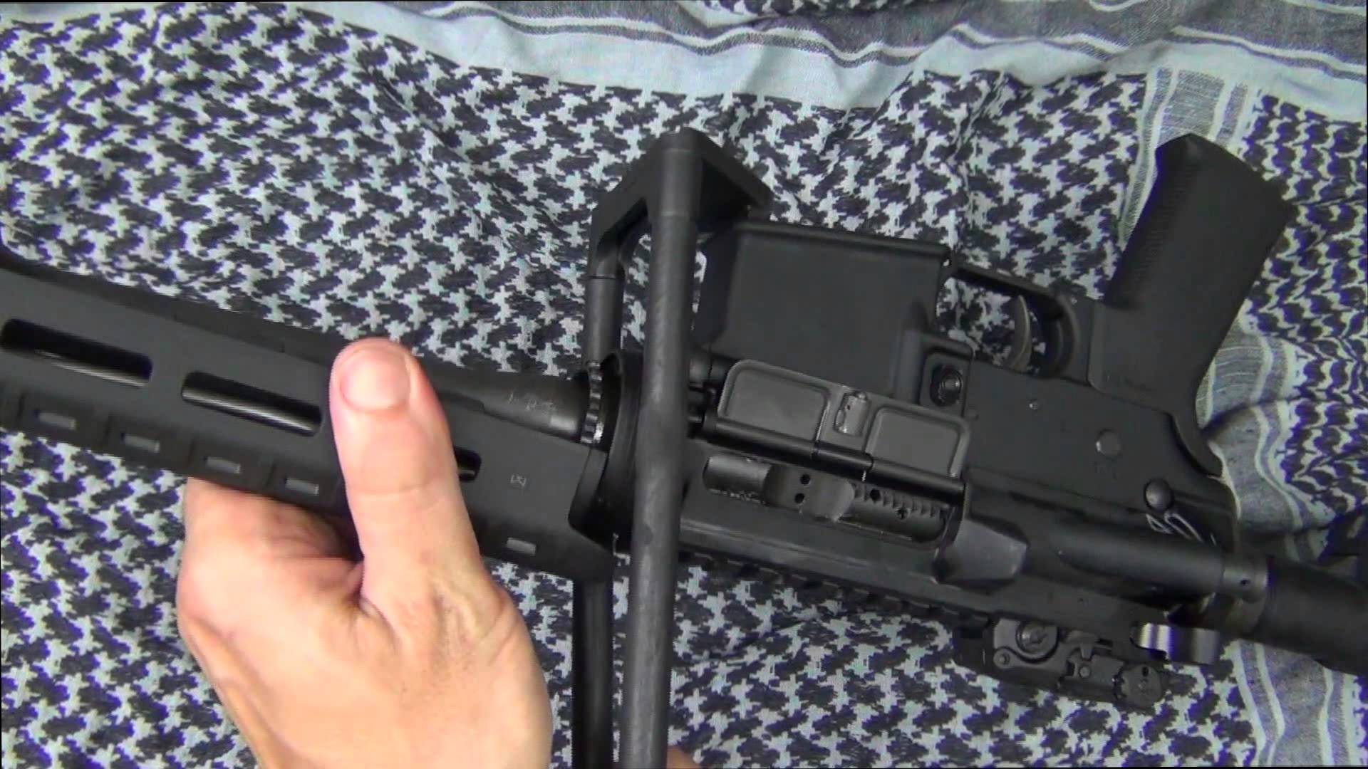 Installing the Magpul MOE SL Hand Guard on an AR-15 Rifle