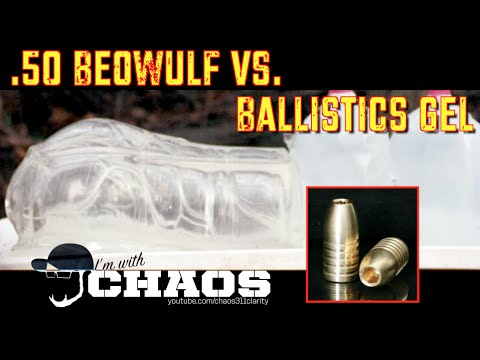 50 Beowulf vs Ballistics Gel