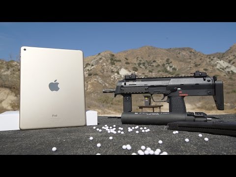 Barrett M82A1 50 BMG vs iPad Air 2