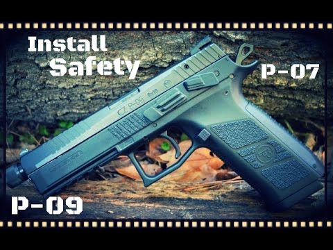 CZ P-09 - Changing Decocker To A Safety