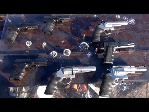 Handgun Calibers vs Bullet Proof Glass