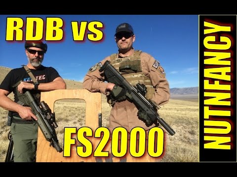 Kel-Tec RDB vs FN FS2000 Long Range Run and Gun