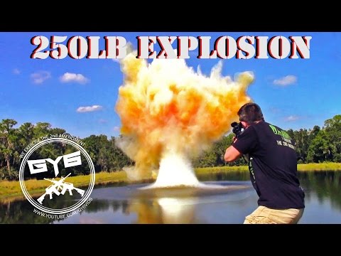 250 Pound Exploding Target