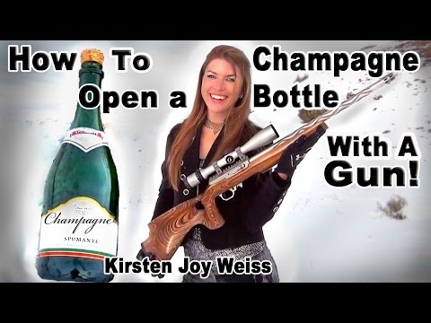 Champagne Bottle Trick Shot