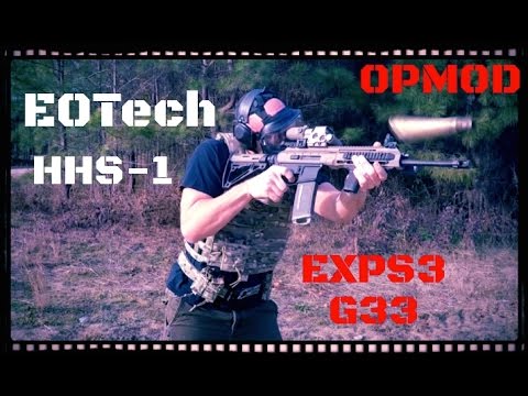 EOTech OPMOD EXPS3-0 HHS-I Holosight with G33 3X Magnifier