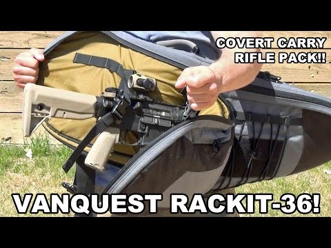 Vanquest RACKIT-36 Covert Rifle Pack - Gun Videos