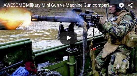 M2 50 Caliber Machine Gun vs M134D Minigun