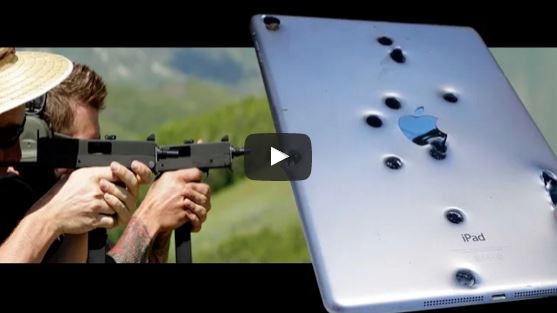 MAC 11 Submachine Guns vs iPad Air