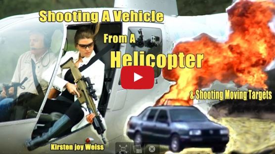 Shooting a Car from a Helicopter