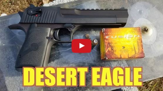 Desert Eagle 50AE vs Bulletproof Glass