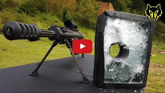 Hornady A-MAX 50 Cal vs Bullet Proof Glass