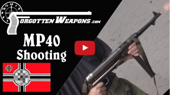 MP40 Submachine Gun - Full Auto Range Demo