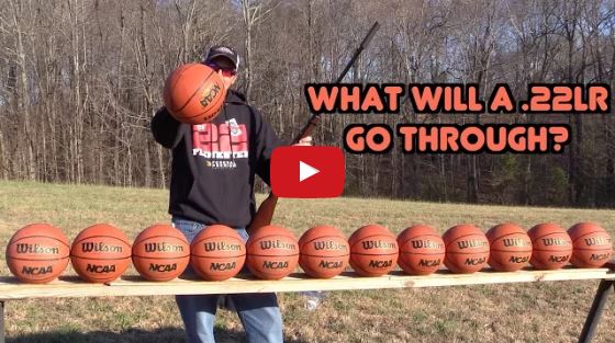 CCI Velocitor 22 LR vs Basketballs