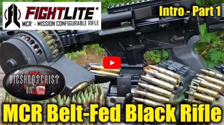 FightLite MCR-100 Magazine & Belt Fed Rifle