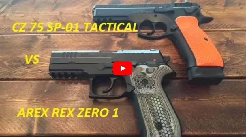 CZ 75 SP-01 Tactical vs Arex Rex Zero 1