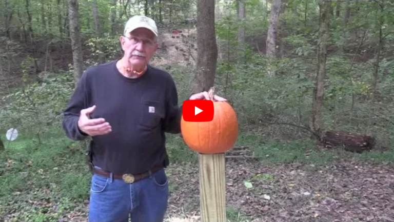 Hickok45 Pumpkin Carving with Glock 19