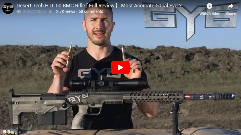 Desert Tech HTI 50 BMG Rifle Review