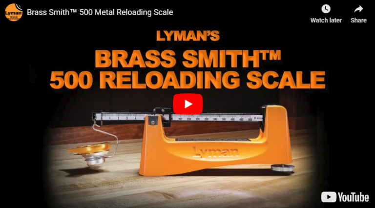 Brass Smith 500 Metal Reloading Scale