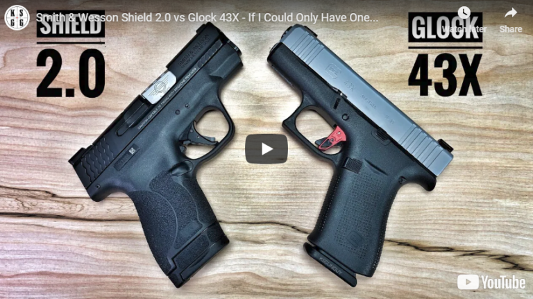 Glock 43X vs Smith & Wesson Shield 20