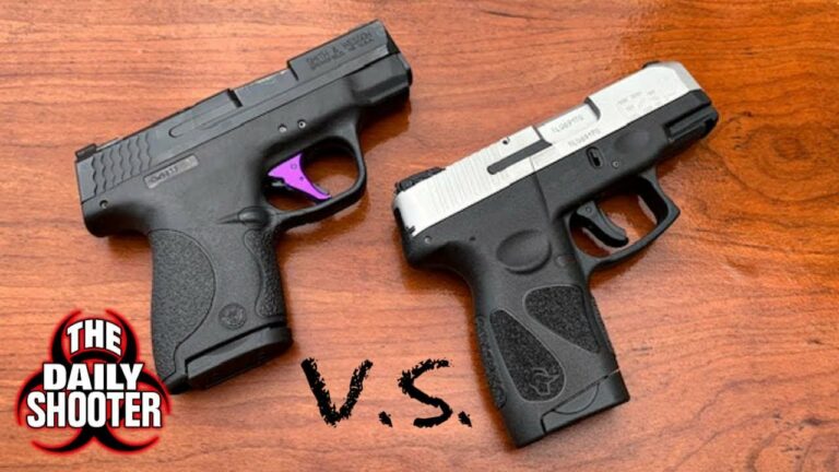 9mm Subcompact Comparison Smith & Wesson M&P Shield vs Taurus G2S