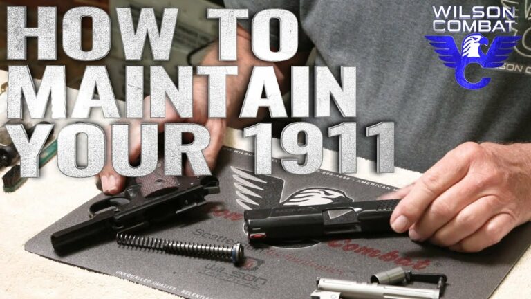 Maintaining a 1911 Pistol